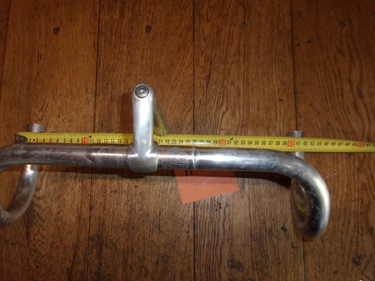 Cintre Course Guidon Stem Ancien – 420mm / 65mm, Made In France, Occasion