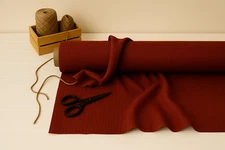 Falu Red Linen Blend Fabric by the Yard – Apparel, Home Décor & Craft Projects