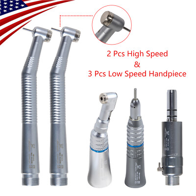 Dental NSK Style PANA MAX 2 High & 1 Low Speed Handpiece Kit 2 Holes