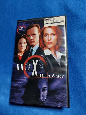 Akte X, Folge 20 - Deep Water. D. Duchovny, G. Anderson, VHS aus Videothek.