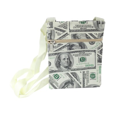 Fashion Dollar Bill Print Cross Body Bag | eBay
