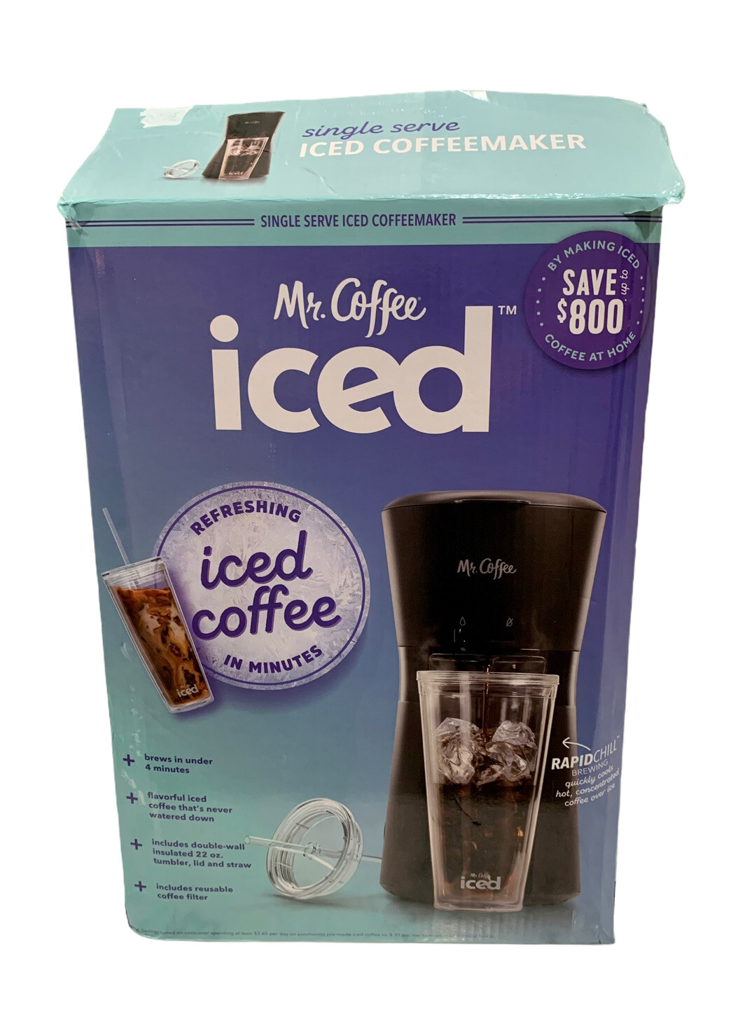 Reusable Tumbler Recipe Book Open Box