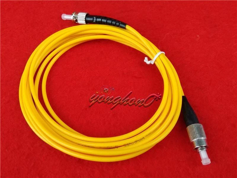 1PCS ST-FC Singlemode Simplex 9/125 Fiber Optic Cable 3M - Image 2 of 4