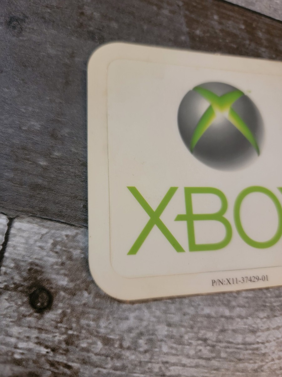 Xbox 360 Original Sticker P/N:X11-37429-01 | eBay