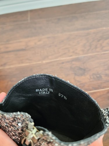 Stivali western Golden Goose Young argento glitter 37,5 - Foto 9 di 13