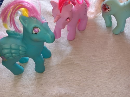 Vintage My Little Pony G1 anni 80 principessa 5 pony occhi scintillanti capelli orpelli - Foto 2 di 16