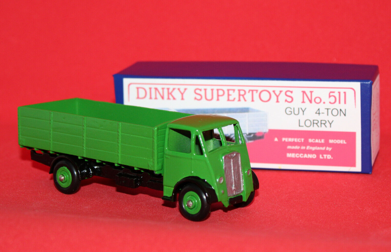 DINKY TOYS 511 Guy 4-Ton Lorry RESTORED/REPAINTED + Repro box b