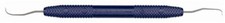 PDT R167 Cruise Line 11/12 Double End Dental Explorer Blue Resin Handle