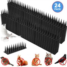 24pcs Birds Spike Human Cat Possum Mouse Pest Control Security Spiked Fence Wall