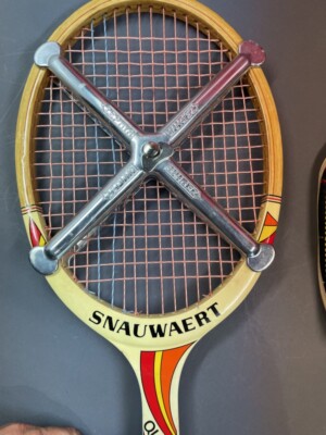 Raquette Tennis Vintage Snauwaert Quick – Bois – Années 70/80 – Belgique