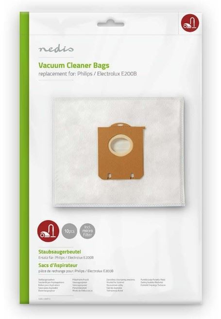 NEDIS Vacuum Cleaner Bags for PHILIPS ELECTROLUX E200B , 10 pcs