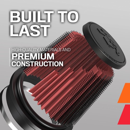 K&N High-Flow Original Lifetime Universal Clamp-On Air Filter High Performance - Picture 5 of 9