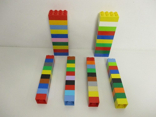(HK) LEGO Duplo 60 bunte Bausteine Steine 20 2x4 + 40 2x2 Noppen Starterpaket - Bild 4 von 5