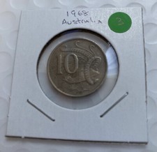 Australia 10 Cents 1968 Coin  B7