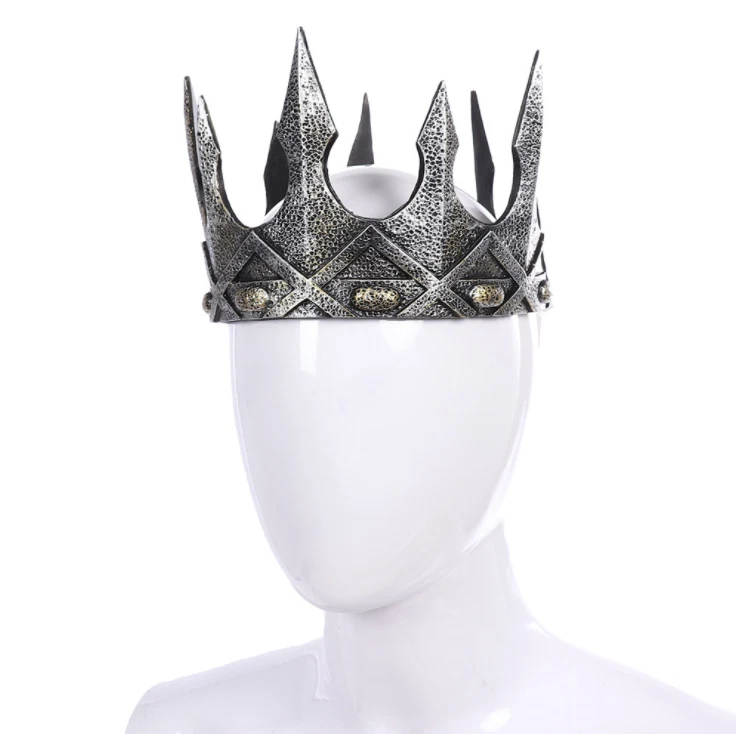 Antique King Medieval Headband Men Headdress Party Favors Halloween For Wedding - Image 2 of 4