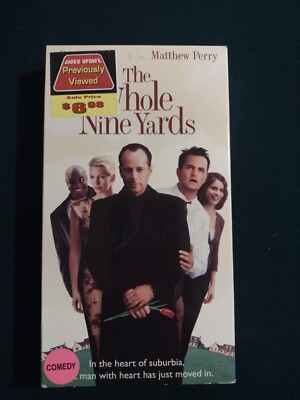 The Whole Nine Yards (VHS, 2000) Bruce Willis & Matthew Perry UPC 085391838135