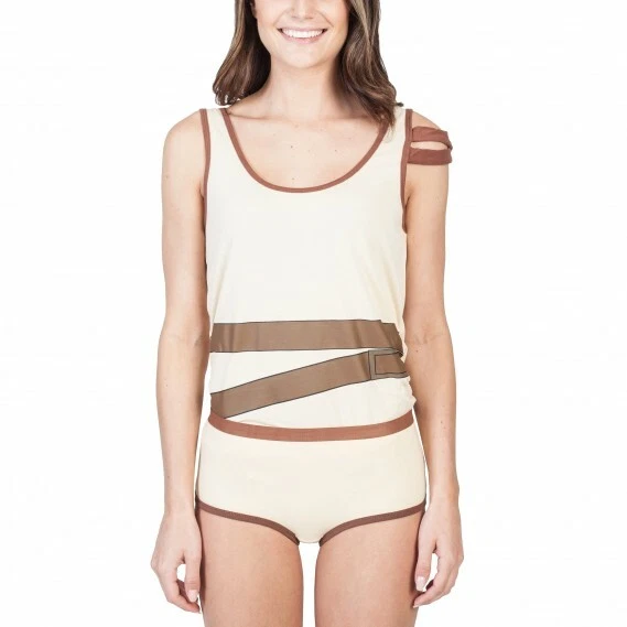 Underoos Star Wars Rey Camiseta sin mangas Camiseta y ropa interior Conjunto Panty Mujer Junior 2XL Foto 2 de 4