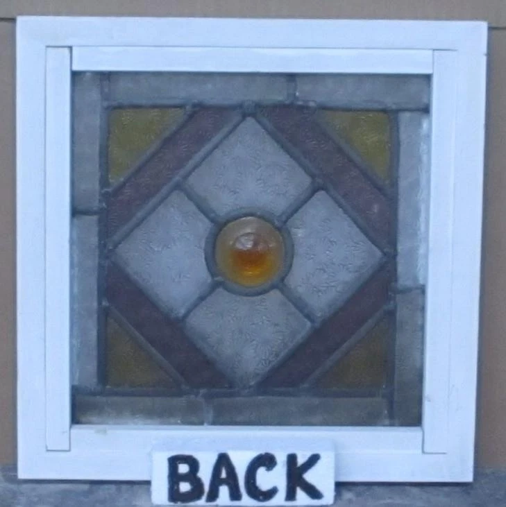 LINDOS VITRAIS MÚLTIPLOS EDWARDIANOS INGLESES COM CHUMBO 12,25" X 12,25 - Imagem 3 de 3