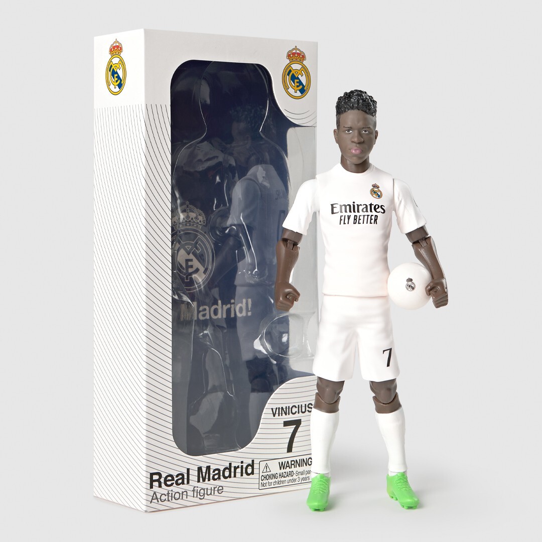 Sockers Real Madrid Vinicius 8" Collectible Soccer Action Figure