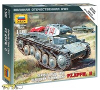 Zvezda 6102 Panzerkampfwagen Ii - Deutscher Leichter Panzer - 1:100