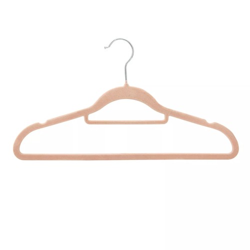 COAT CLOTHES CLOTHING HANGERS VELVET VELOUR NON SLIP FLOCKED TROUSER HANGERS NEW - Picture 12 of 13