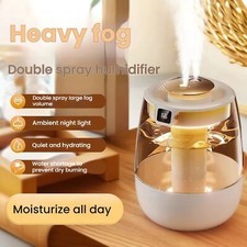 LED Ultrasonic Humidifier For Bedroom Large Room Office Cool Mist Air Humidifier