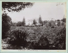 Italie, Sicile, Palerme, Villa d'Orléans, ca.1880, tirage vintage Tirage vi