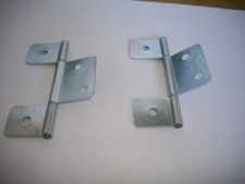 PAIR 90 MM X 30 MM ZINC PLATED THREE FLAP HINGES