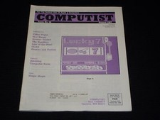 1987 AUGUST COMPUTIST MAGAZINE - FOR LUCKY USERS OF APPLE COMPUTERS - L 13813