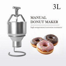 3L  Commercial Donut Maker Doughnut Cake Dough Dispenser Batter Hopper Tool