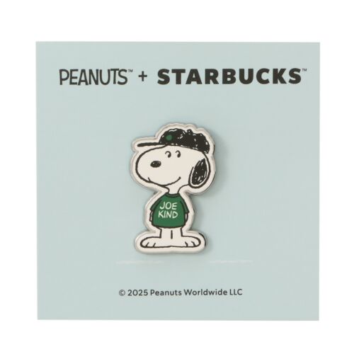 PEANUTS X STARBUCKS 2025 Joe Kind Snoopy Series New Japan pin badge - Picture 6 of 14