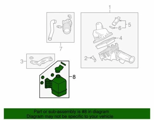Novo fabricante de equipamento original 2006-2009 Ford Fusion Mercury Milan conjunto de ressonador 6E5Z-9F763-DA - Imagem 2 de 4