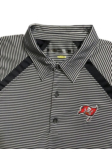 Tampa Bay Buccaneers Polo Shirt Size Medium Long Sleeve Go Bucs Embroidered Logo - Picture 16 of 17