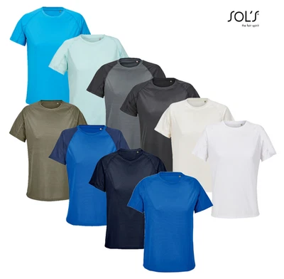 Recycled Polyester Performance SOL'S Damen Ripstop Atmungsaktiv T-Shirt - Bild 1 von 3