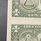 2003 UNCUT SHEET of 2 $1 Federal Reserve Notes Uncirculated AND CRISPY. — photo 7