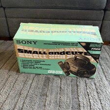 1997 SONY CFD-370 AM/FM CASSETTE CD PLAYER W/MEGABASS NEW Open Box
