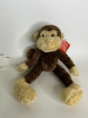 Gund Yorty Brown Monkey Chimpanzee Stuffed Animal Plush Toy 6245 NEW with Tag