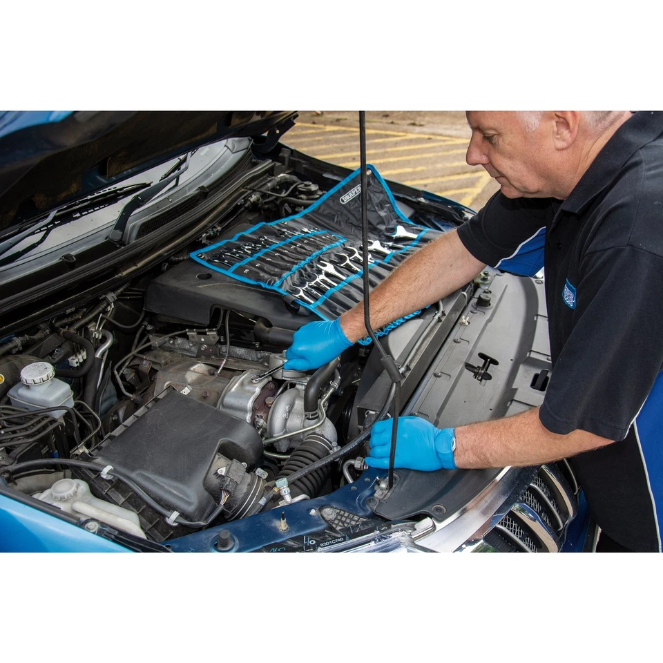 Draper Métrico Llaves Combinadas Juego 6-32mm 25 Piezas Bi Hexágono Anillo 97918 - Imagen 4 de 4