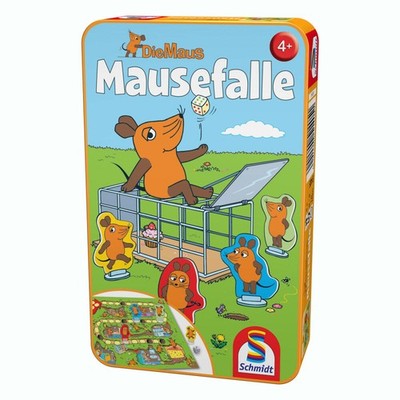 Schmidt Spiele Die Maus Mausefalle Brettspiel Metalldose Gesellschaftsspiel