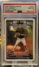 Ben Zobrist PSA 10 2006 Topps Chrome Rookie RC Devil Rays Chicago Cubs 