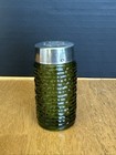Anchor Hocking Soreno Salt Or Pepper Single Shaker Avocado Green Glass 1960s MCM — photo 3