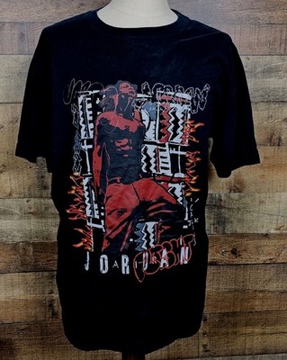 AIR JORDAN TRAVIS SCOTT CACTUS JACK  Black Shirt Men's Size Large Flight