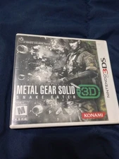 Metal Gear Solid 3D: Snake Eater (Nintendo 3DS, 2012) CIB Complete TESTED RARE