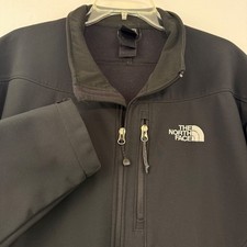 The North Face Apex Soft Shell Jacket Black Full Zip Men's Size XL