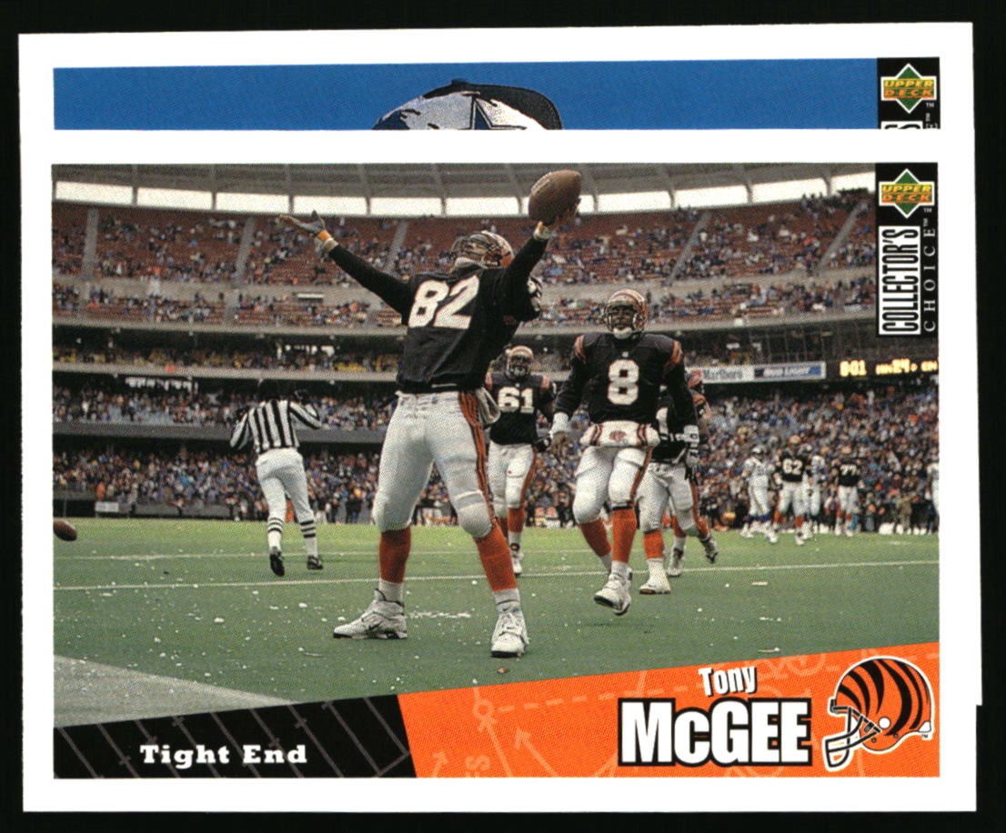1996 Collector's Choice Tony McGee #263 Cincinnati Bengals