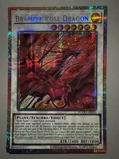 YUGIOH BRAMBLE ROSE DRAGON (SYNCHRO) ASIA ENGLISH EDITION DOOD-AE039 PSER