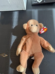 Ty Teenie Beanie Babies Bongo Monkey Plush Beanbag Toy MPN 4067 1995 Retired