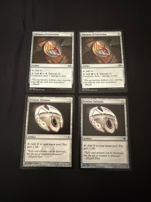 x2 Talisman of Conviction/2x Pristine Talisman [Modern Horizons/New Phyrexia] LP