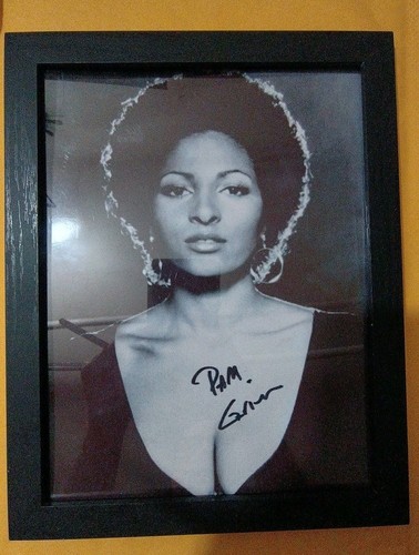 FRAMED PAM GRIER Signed 8.5x11 Jackie Brown HOT Photo reprint FREE SHIPPING - 第 2/2 張圖片