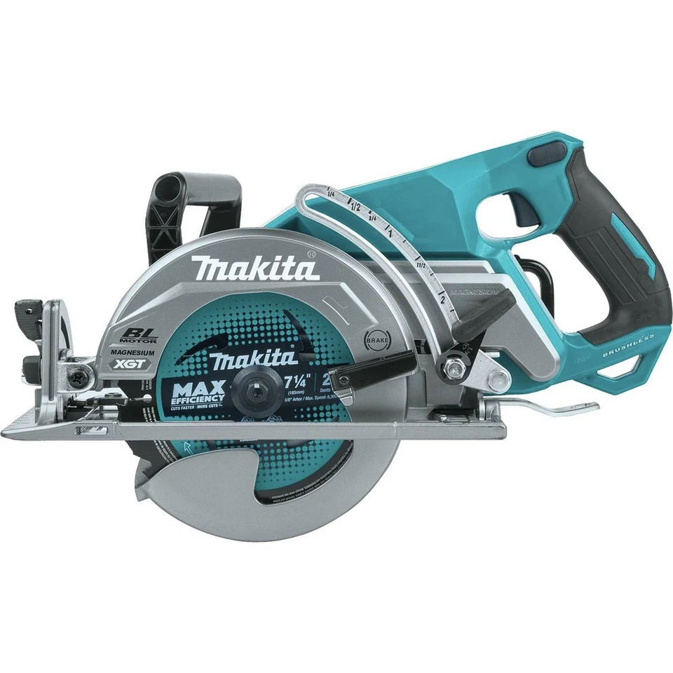Makita GSR01M1 40V Max XGT 7-1/4 in. Rear Handle Circular Saw Kit (4 Ah) New - Image 3 of 4